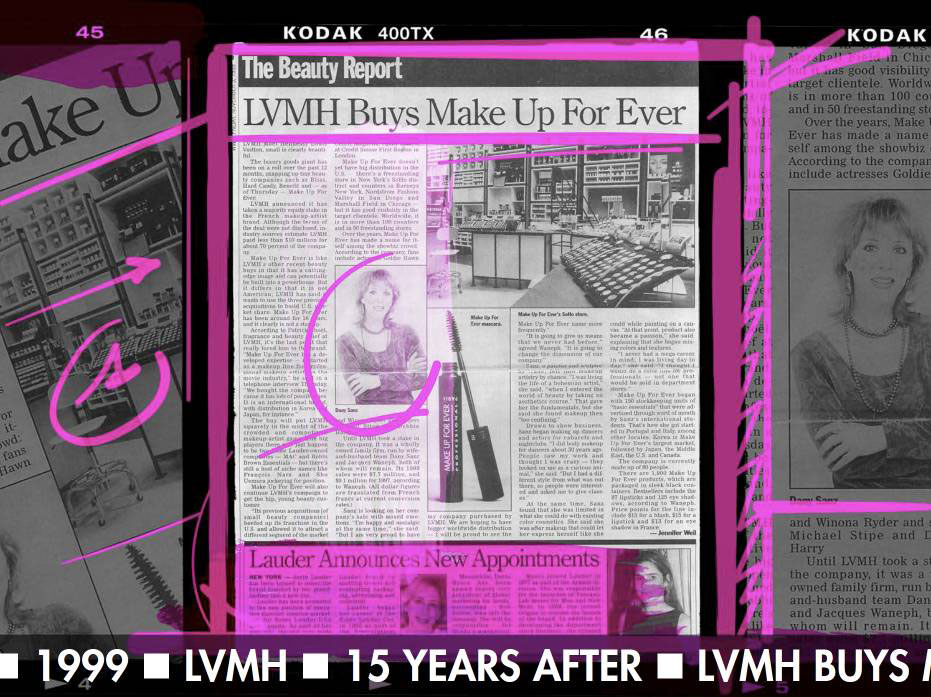 来自LVMH , make up artist